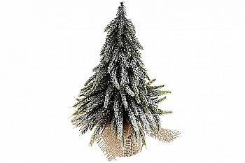 Ялинка декоративна "Лід" 27 см, в джутовому мішечку, 122-114