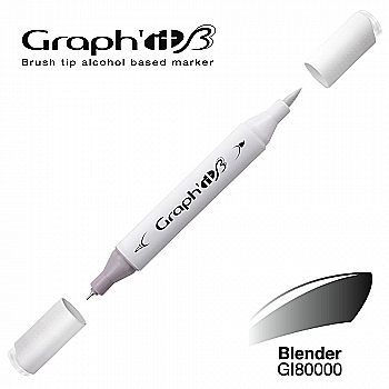 Маркер двухсторонний Brushmarker, Блендер (0000), GI80000 Graph`it Маркер двухсторонний Brushmarker, Блендер (0000), GI80000 Graph`it