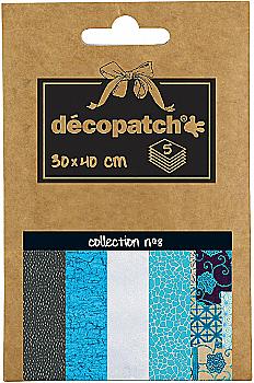 Набір паперу для декупажу Сollection №8, 5 арк, DP008O ТМ "Clairefontaine" Набір паперу для декупажу Сollection №8, 5 арк, DP008O ТМ "Clairefontaine"
