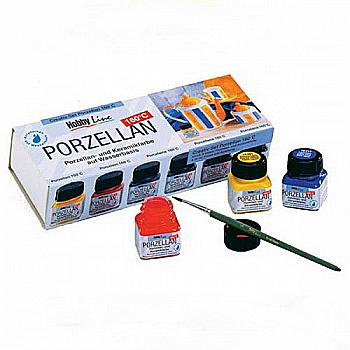 Набор для росписи керамики и фарфора "Porzellan Brilliant" Hobby Line 6*20 мл, 16600 Kreul Набор для росписи керамики и фарфора "Porzellan Brilliant" Hobby Line 6*20 мл, 16600 Kreul