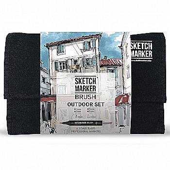 Набір маркерів SKETCHMARKER Brush "Зовнішнє повітря" 24 шт, SMB-24OUTD Набір маркерів SKETCHMARKER Brush "Зовнішнє повітря" 24 шт, SMB-24OUTD