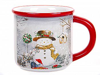 Кухоль "Сніговик" 400 мл, 358-997 Lefard Кухоль "Сніговик" 400 мл, 358-997 Lefard