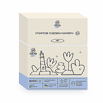 Набор маркеров Basic 2, 24 шт., idea1-am/24bas2, 99IDEAS Набор маркеров Basic 2, 24 шт., idea1-am/24bas2, 99IDEAS