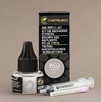 Чернило для заправки маркера Chameleon 25 мл - Warm Grey 3 (теплий сірий, WG3), CT9051 Чернило для заправки маркера Chameleon 25 мл - Warm Grey 3 (теплий сірий, WG3), CT9051