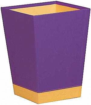 Outlet40 Корзина для мусора Rhodiarama 24*24*32 см, обработка искусственной кожей, фиолетовая, 318920C/1025551