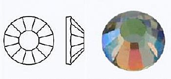 Стразы фольгированные 90095 AB/497-11-612/LIGHT BURGUNDY - ss8 (2,3-2,5 мм, 40 шт) M. C. Rose VIVA12