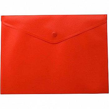 Папка-конверт А5 на кнопці, червона ВМ 3935-05