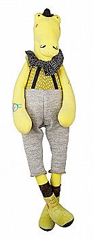Мягкая игрушка Кукла крокодил Ernest Les Broc`n Rolls, 642753 Мягкая игрушка Кукла крокодил Ernest Les Broc`n Rolls, 642753