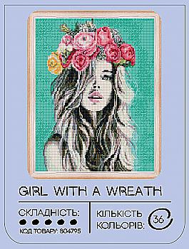 Алмазная мозаика "Девушка с венком" 40*50 см, GF4367, ТМ "99IDEAS" Алмазная мозаика "Девушка с венком" 40*50 см, GF4367, ТМ "99IDEAS"