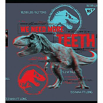 Тетрадь 24 лин. YES "Jurassic world. Science gone wrong", 765323 Тетрадь 24 лин. YES "Jurassic world. Science gone wrong", 765323