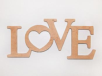 Заготовка Слово "Love", 1535