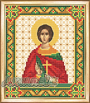 Схема для вышивания бисером иконы СБИ-085 "Анатолий" 12*14 см ТМ "Чарівна мить"