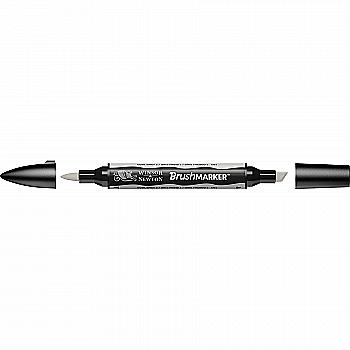 Маркер двосторонній Brushmarker, Сірий холодний 2, 0204160 W&N Маркер двосторонній Brushmarker, Сірий холодний 2, 0204160 W&N