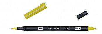 Маркер-блендер двухсторонний ABT BrushPen ABT-026, жёлтое золото ТМ "Tombow" Маркер-блендер двухсторонний ABT BrushPen ABT-026, жёлтое золото ТМ "Tombow"