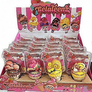 Игрушка Мини-кукла "Gelateenz" сквиш-десерт, MD73002A