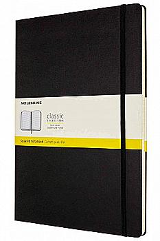 Записник Чорний А4 клітинка, Moleskine Classic, QP111 Записник Чорний А4 клітинка, Moleskine Classic, QP111