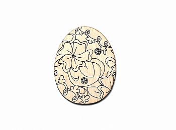 Заготівка дерев`яна "Пасхальне яйце №5", P011 Заготівка дерев`яна "Пасхальне яйце №5", P011