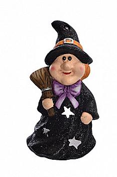 Декор "Відьмочка, що стоїть" 19 см, чорний, 82330096 Декор "Відьмочка, що стоїть" 19 см, чорний, 82330096