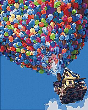 Набор для росписи по номерам 40*50 см "Вперед за мечтой", 10504-AC