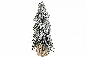 Ялинка декоративна "Лід" 45 см, в джутовому мішечку, 122-119