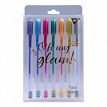 Набір гелевих ручок "Oh My Glam!" 7 шт, металік, 420369 Yes Набір гелевих ручок "Oh My Glam!" 7 шт, металік, 420369 Yes