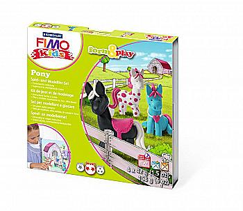 Набір Fimo kids, Поні, 4 шт Набір Fimo kids, Поні, 4 шт