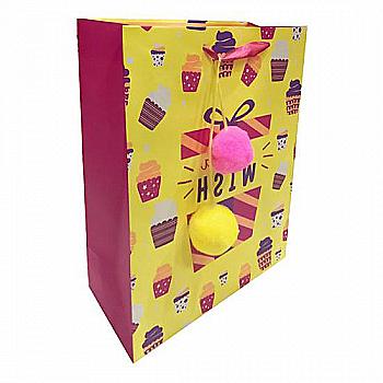 Пакет паперовий 26*32*12 см, диз. GB-21145, СПК263