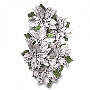 Паунсетія паперова 6 шт., срібна, CEKP-041 DpCraft Паунсетія паперова 6 шт., срібна, CEKP-041 DpCraft