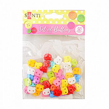 Набір гудзиків "Kitty", 50 шт. 742490