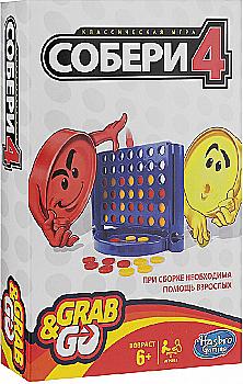 Дорожня Гра : Збери 4 Hasbro, B1000121 Дорожня Гра : Збери 4 Hasbro, B1000121