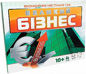 Гра настільна "Великий Бізнес" (укр) 30452, ТМ "Strateg" Гра настільна "Великий Бізнес" (укр) 30452, ТМ "Strateg"