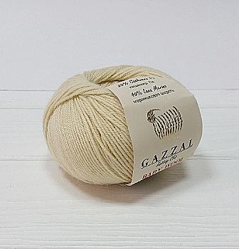 Пряжа Beybil Wool №829 молочный шерсть 40% кашемир 20% акрил 40% 50 гр, 175 м Пряжа Beybil Wool №829 молочный шерсть 40% кашемир 20% акрил 40% 50 гр, 175 м