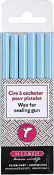 Набор восковых стержней для пистолета d5 мм в блистере, голубое небо (6 шт.), 35811T