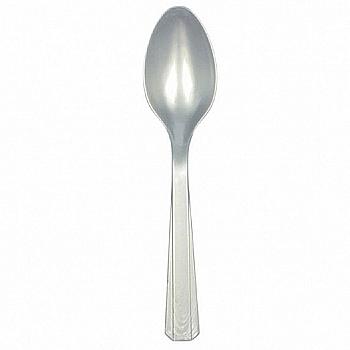 Ложка пласт Серебряная, 10 ед, 3502-0095