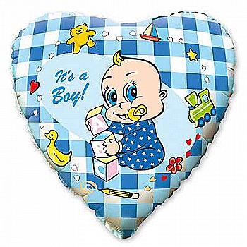 Куля повітряна 18" Немовля хлопчик Ф, 1202-0461