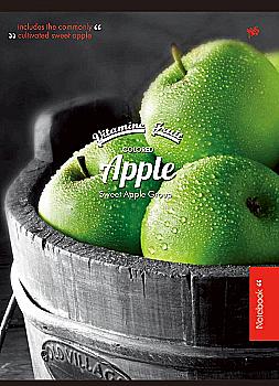 Зошит А4 96 кл. YES скоба Vitamine Fruits, 891377 (8124) Зошит А4 96 кл. YES скоба Vitamine Fruits, 891377 (8124)