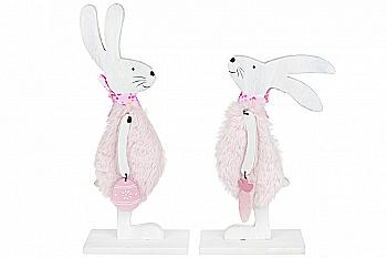 Декор дерев`яний "Зайчик з хутром", 738-710