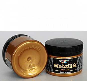 Краска акриловая эмаль Metalliq Kompozit красное золото 0,1 кг Краска акриловая эмаль Metalliq Kompozit красное золото 0,1 кг