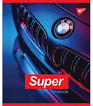 Зошит 24 кл YES "Super car", 764298 Зошит 24 кл YES "Super car", 764298