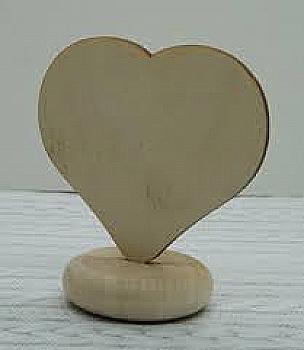 Заготівка дерев`яна Серце на підставці, Ф4