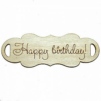 Заготівка дерев`яна Бірка велика, в асортименті, 807 Заготівка дерев`яна Бірка велика, в асортименті, 807