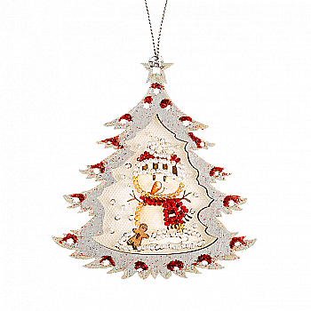 Іграшка ялинкова для вишивання бісером, FLE-034 Іграшка ялинкова для вишивання бісером, FLE-034