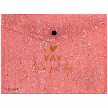 Папка на кнопці А4+, Shade Coral, 1495-14-A