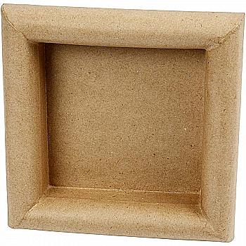 Заготівка з пап`є-маше Фоторамка 3D 20*20 см, 26727 Заготівка з пап`є-маше Фоторамка 3D 20*20 см, 26727