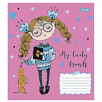 Зошит 12 лін. 1В Happy girl, 765794 Зошит 12 лін. 1В Happy girl, 765794