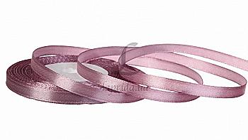 Лента атлас 7 мм-23 м, 91, розовая, 5-216