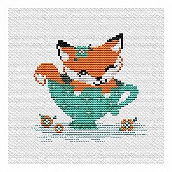 Набір для вишивання хрестиком "Лисичка", М-0738, ТМ "ВДВ" Набір для вишивання хрестиком "Лисичка", М-0738, ТМ "ВДВ"