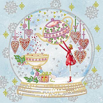 Схема для вишивки бісером "Зимовий чай", AC-566 Схема для вишивки бісером "Зимовий чай", AC-566