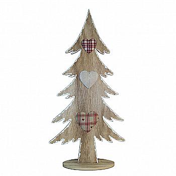 Декор Ялинка з червоним декором L 42*20.5см, 106794 Декор Ялинка з червоним декором L 42*20.5см, 106794