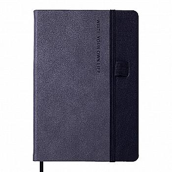 Блокнот деловой Record А5 96 л. чистый, обкл. искусственная кожа, серый, BM.295010-09 Блокнот деловой Record А5 96 л. чистый, обкл. искусственная кожа, серый, BM.295010-09
